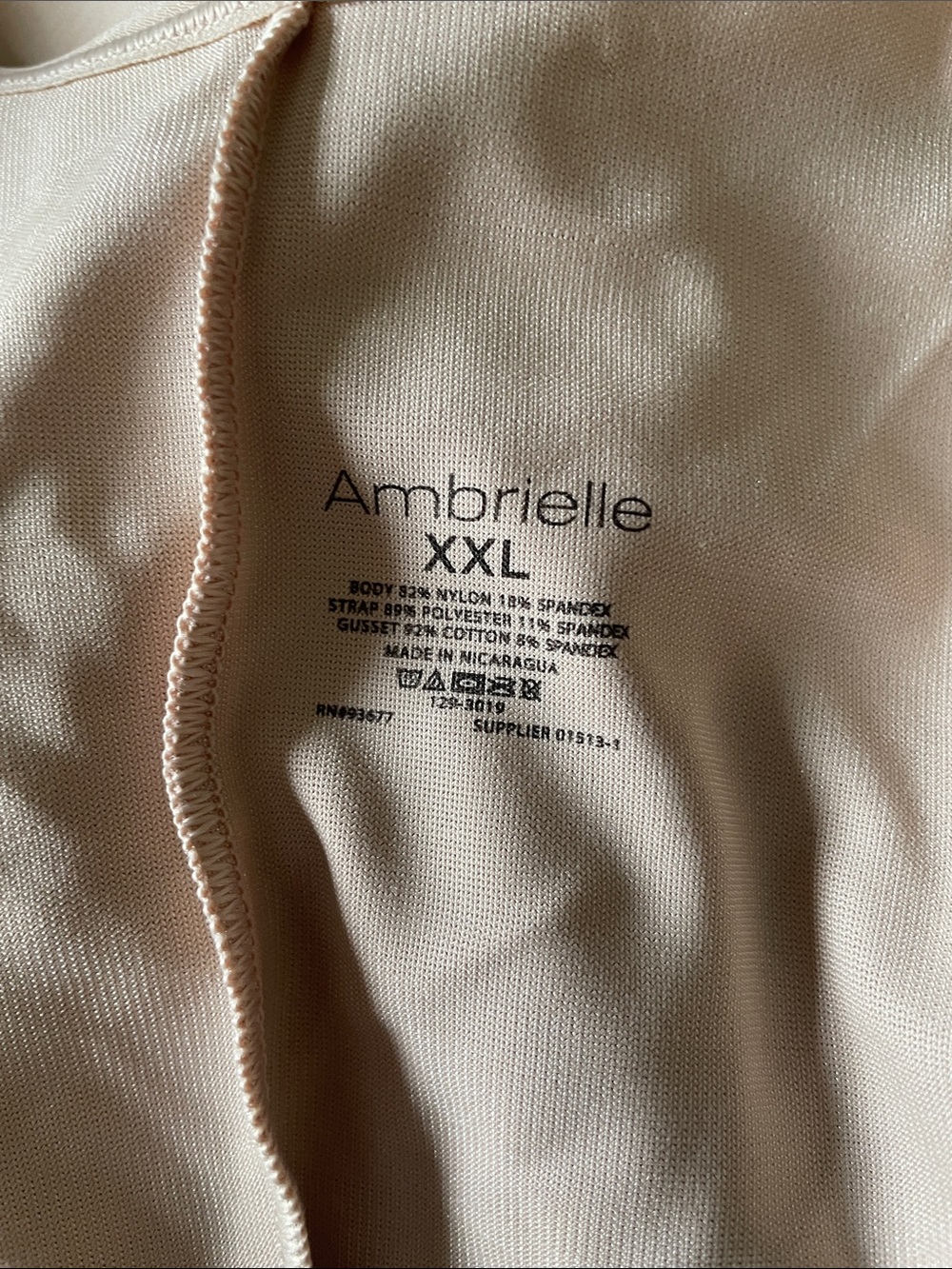 AMBRIELLE Shaper Nude TORSETTE THIGH SLIMMER Firm Control Wonderful Edge Leg XXL - Picture 4 of 11